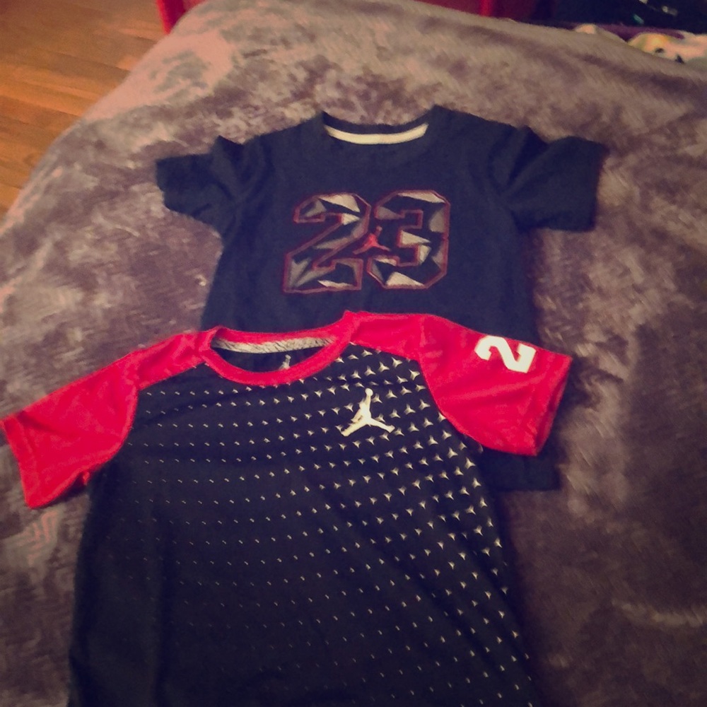 Little boys Jordan shirts